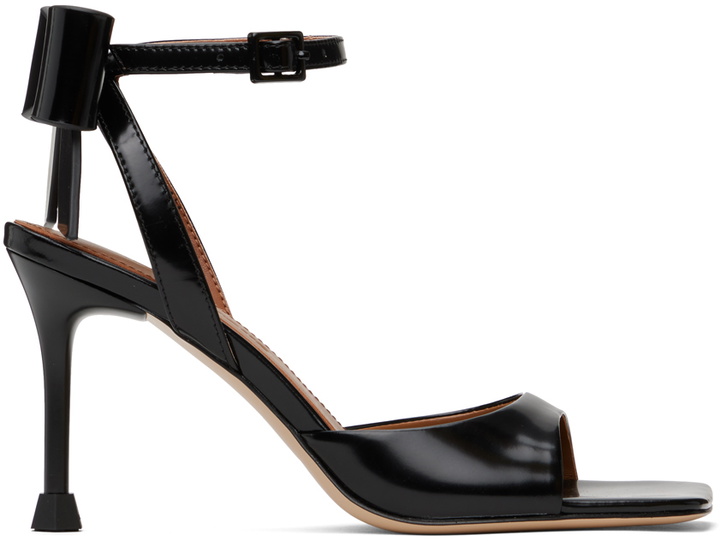 Photo: Shushu/Tong Black Bow Heeled Sandals
