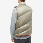 F/CE. Men's 2 Way Diagnoal Down Vest in Sage Green