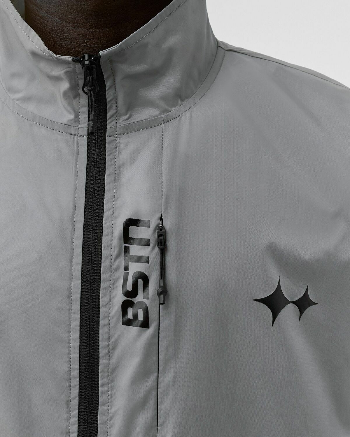 Bstn Brand Track Jacket Grey - Mens - Track Jackets
