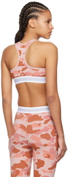 BAPE Pink 1st Camo Sport Bra