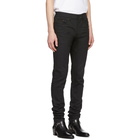 Saint Laurent Black Skinny 5 Pocket Medium Jeans