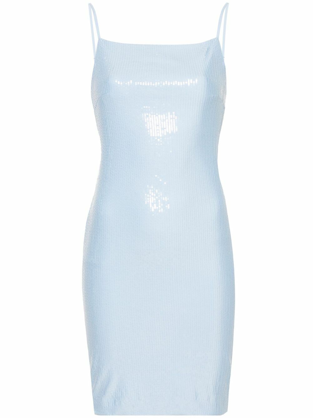 ROTATE BIRGER CHRISTENSEN Blue Sequin-Embellished Mini Dress ROTATE Birger Christensen ROTATE BIRGER CHRISTENSEN Blue Sequin-Embellished Mini Dress ROTATE Birger Christensen
