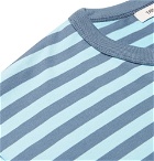 Très Bien - Striped Cotton-Jersey T-Shirt - Men - Blue