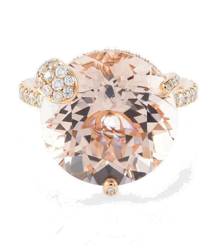 Photo: Bucherer Fine Jewellery Peekaboo 18kt rose gold ring with morganite and diamonds