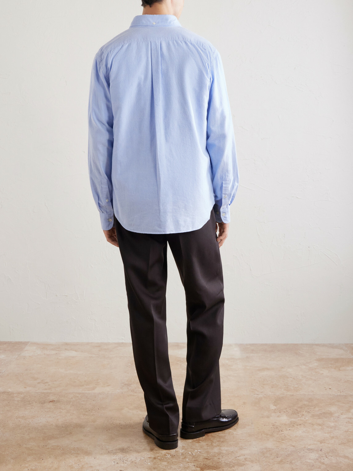 Hartford - Pitt Cotton-Oxford Shirt - Blue