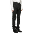 Sulvam Black Straight Jeans