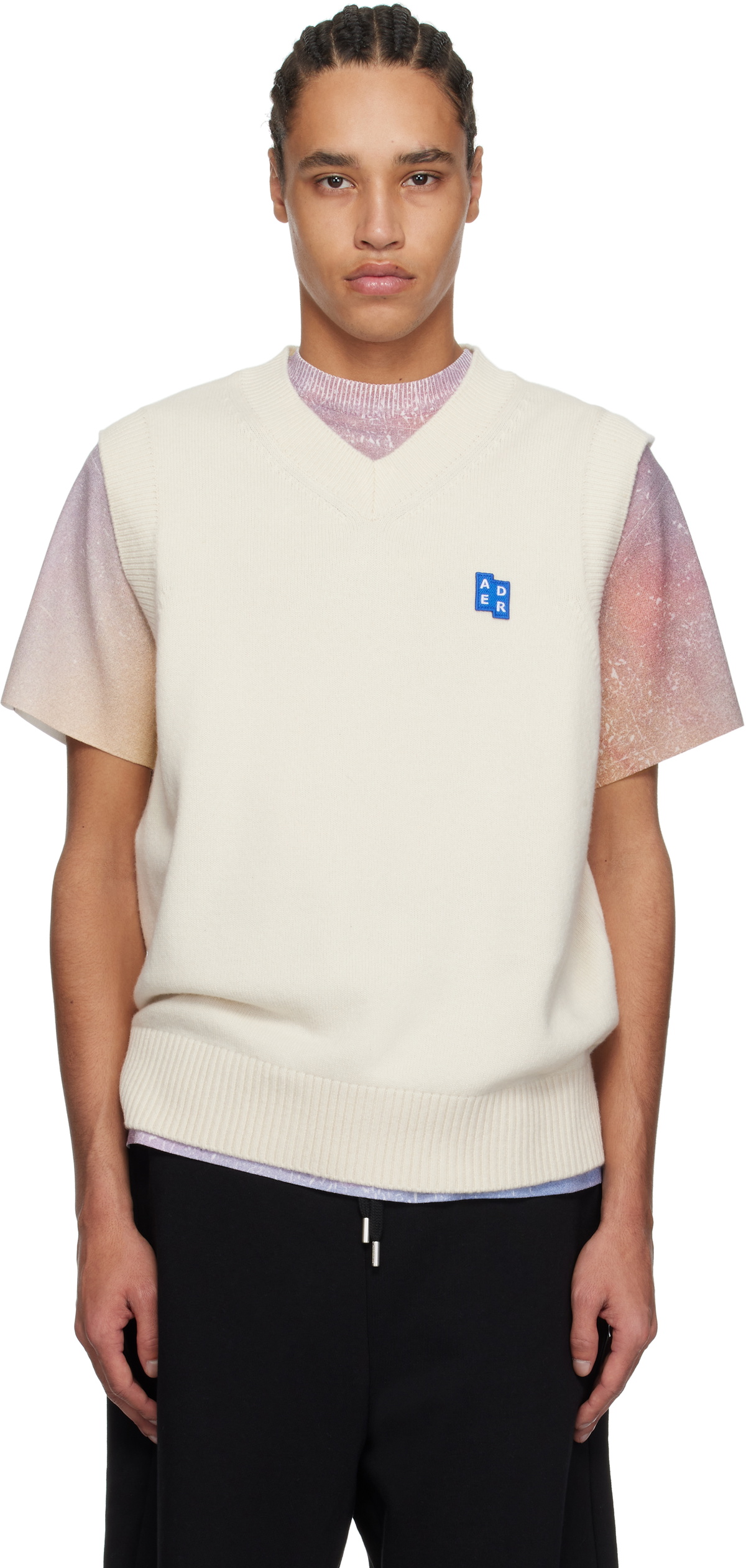 ADER error Blue TRS Tag 01 Puffer Down Vest ADER error