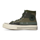 Converse Green Patchwork Chuck 70 High Sneakers