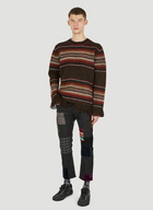 Serape Sweater in Brown