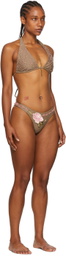 Blumarine Brown Nylon Bikini