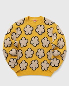 Kenzo All Over Boke Flower Jumper Yellow - Mens - Pullovers