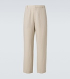 The Row Toril linen-blend wide-leg pants