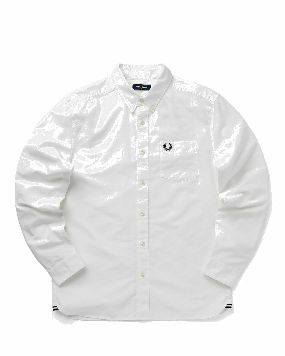 Photo: Fred Perry Oxford Shirt White - Mens - Longsleeves
