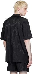 Han Kjobenhavn Black Jacquard Shirt
