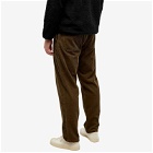 Battenwear Men's Active Lazy Pant in Olive Corduroy