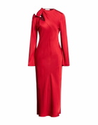 Manila Grace Womens Maxi dress in Red