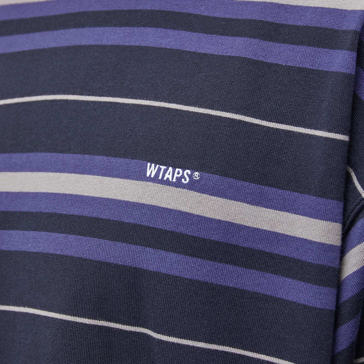 WTAPS Men's 6 Stripe T-Shirt in Navy WTAPS