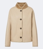 Yves Salomon Reversible shearling-trimmed leather jacket