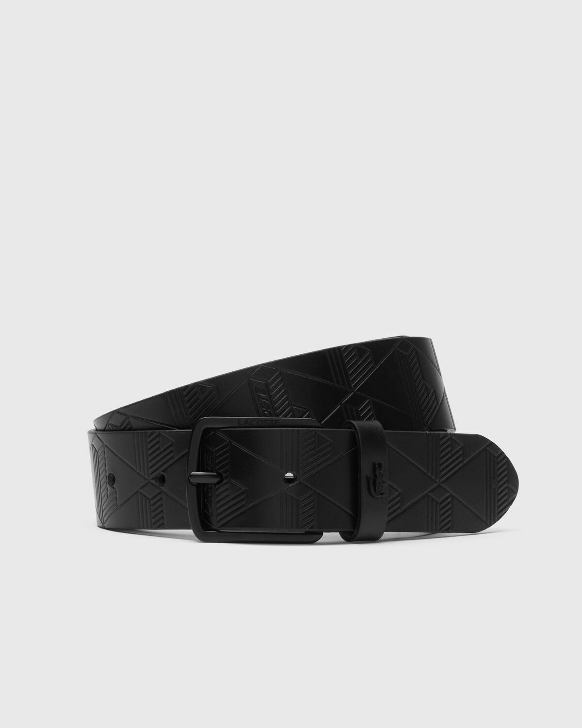 Lacoste 35 EMBOSSED MONOGRAM Black Mens Keychain