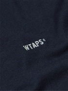 WTAPS - Logo-Embroidered Cotton-Jersey T-Shirt - Blue