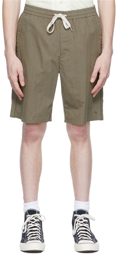 Photo: rag & bone Green Cotton Shorts
