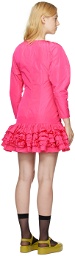 Molly Goddard Pink Caerys Minidress
