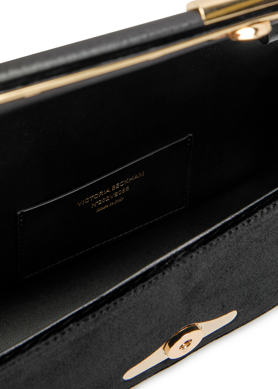 Victoria Beckham The 202 Suede Clutch - Black - One Size
