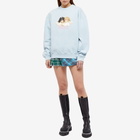 Fiorucci Women's Classic Angel Crew Sweat in Blue
