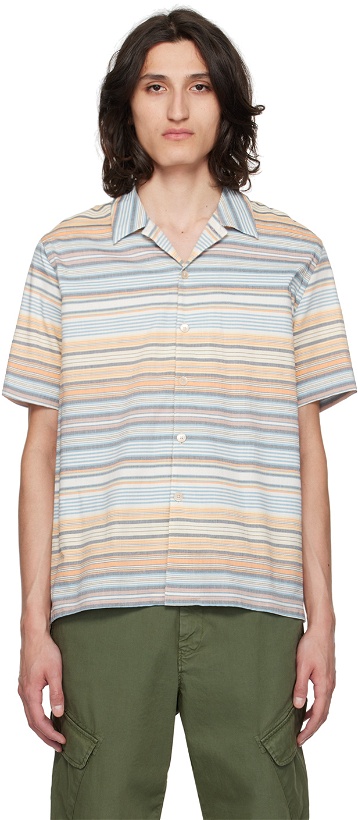 Photo: PS by Paul Smith Multicolor Striped Shirt