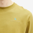 Klättermusen Men's Long Sleeve Root Logo T-Shirt in Meadow Green