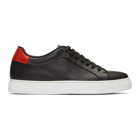 Paul Smith Black and Red Basso Sneakers