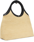 Courrèges Beige Raphia Holy Day Tote