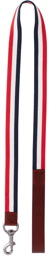 Moncler Genius Navy & Red Poldo Dog Couture Edition Tricolor Leash