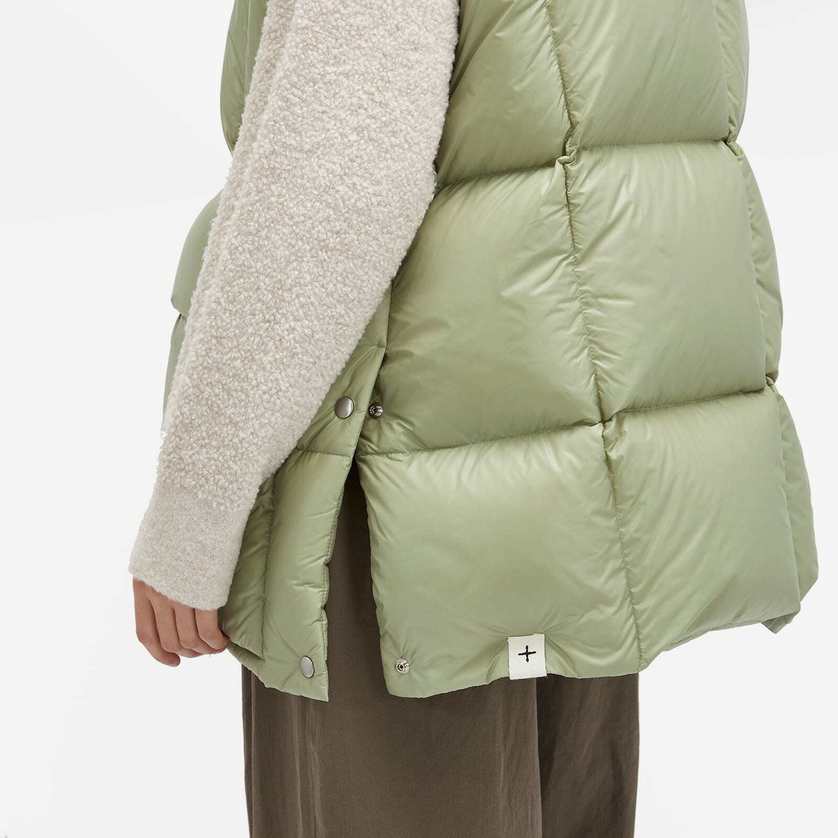 Jil Sander Women's 157 Gilet in Pastel Green Jil Sander