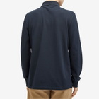 Belstaff Men's Long Sleeved Polo in Blue