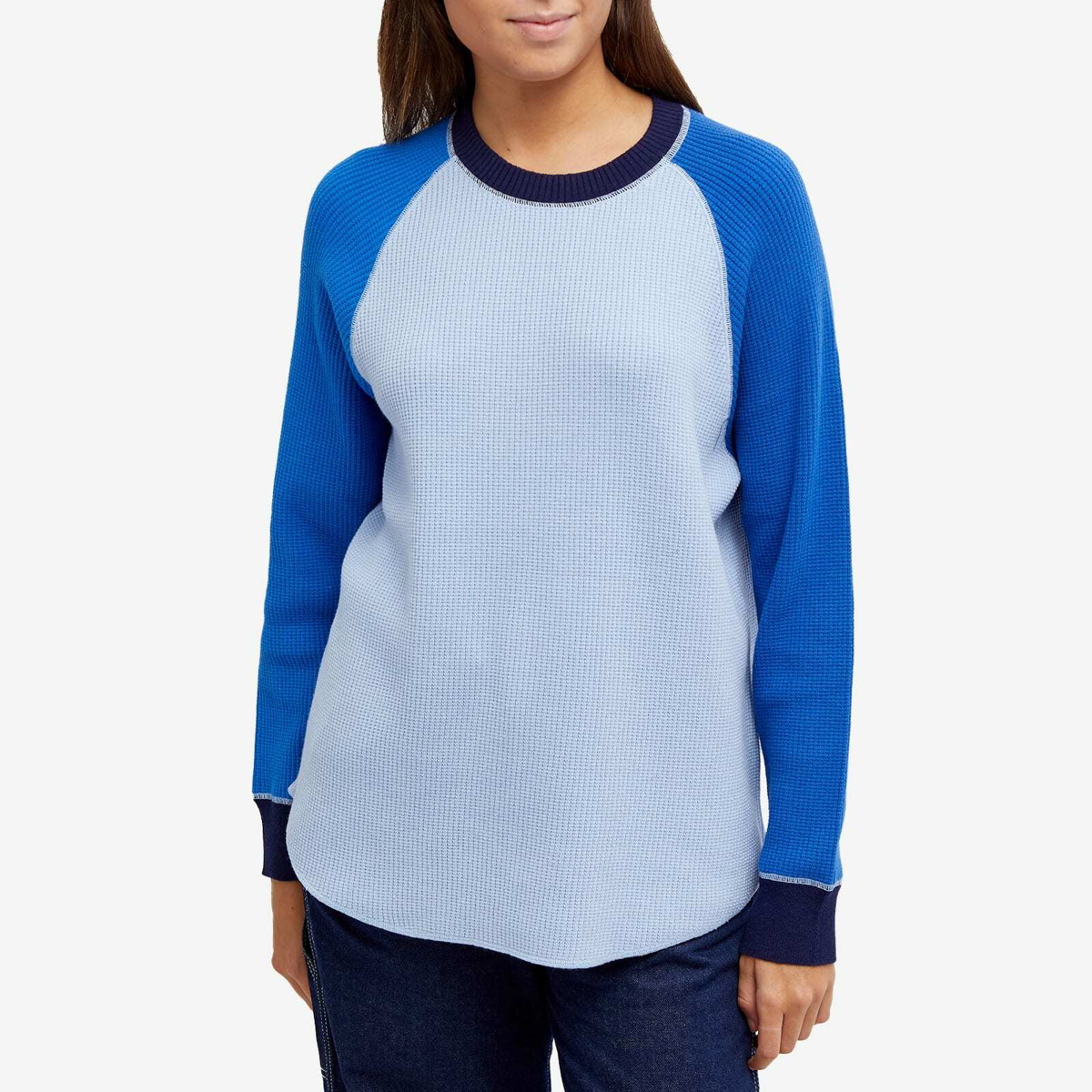 Waffle Long Sleeve Shirt Womens