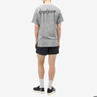 Y-3 Men's Run Short Sleeved T-shirt in Ch Solid Grey