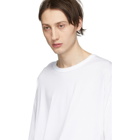 Dries Van Noten White Oversized Hoky T-Shirt
