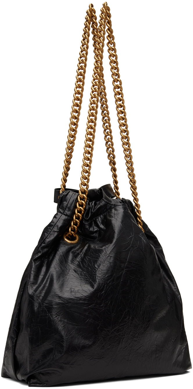 Balenciaga Black Small Crush Tote