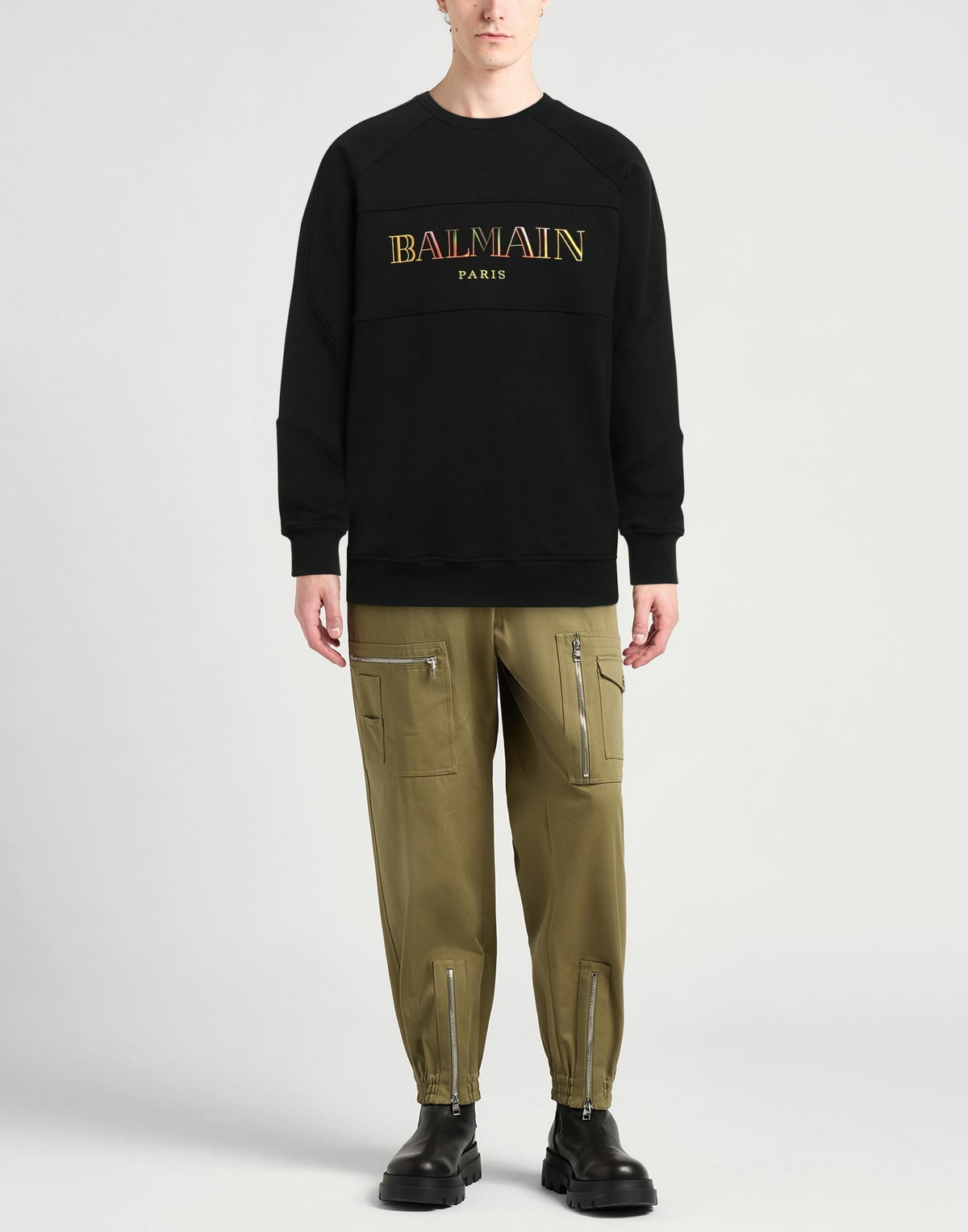Balmain Mens Sweatshirt in Black
