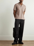 Stòffa - Cotton-Piqué Polo Shirt - Brown