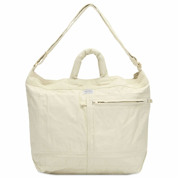 Photo: Porter-Yoshida & Co. Mile 2-Way Shoulder Bag in Off-White 