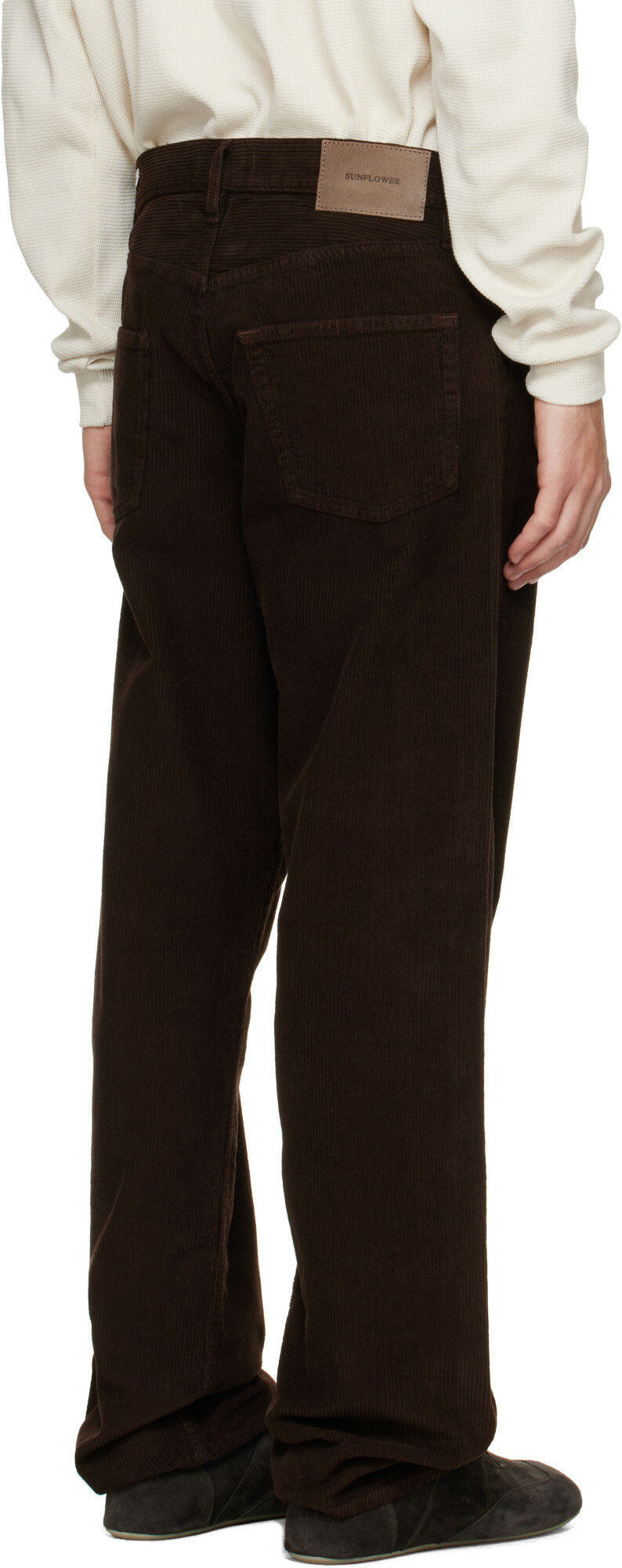 Sunflower Brown Loose Trousers
