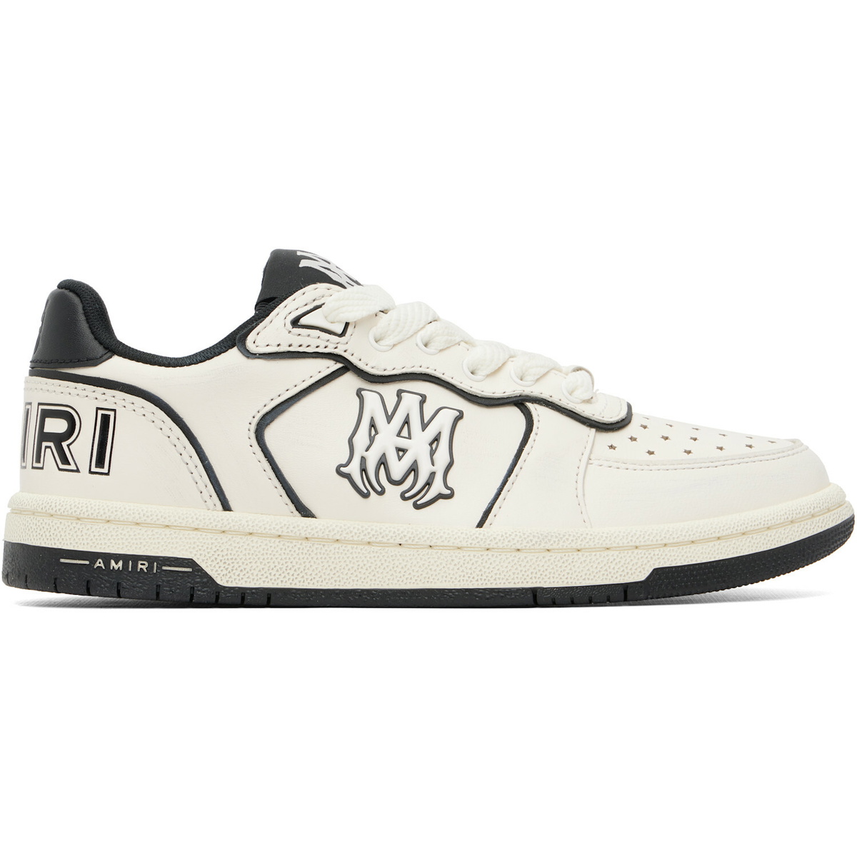 AMIRI Off-White & Black Newport Sneakers