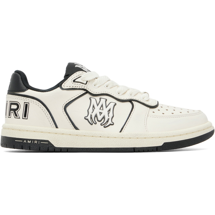 Photo: AMIRI Off-White & Black Newport Sneakers