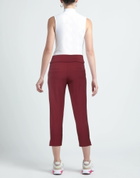 Manila Grace Womens Pants Burgundy