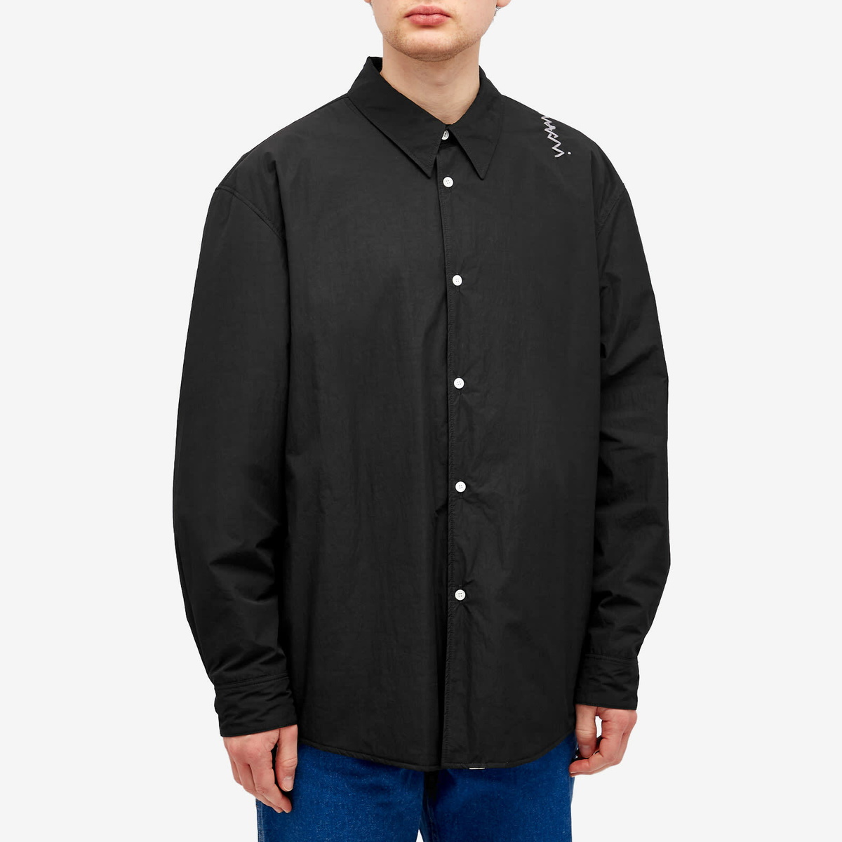 Marni Men's Nylon Overshirt in Black