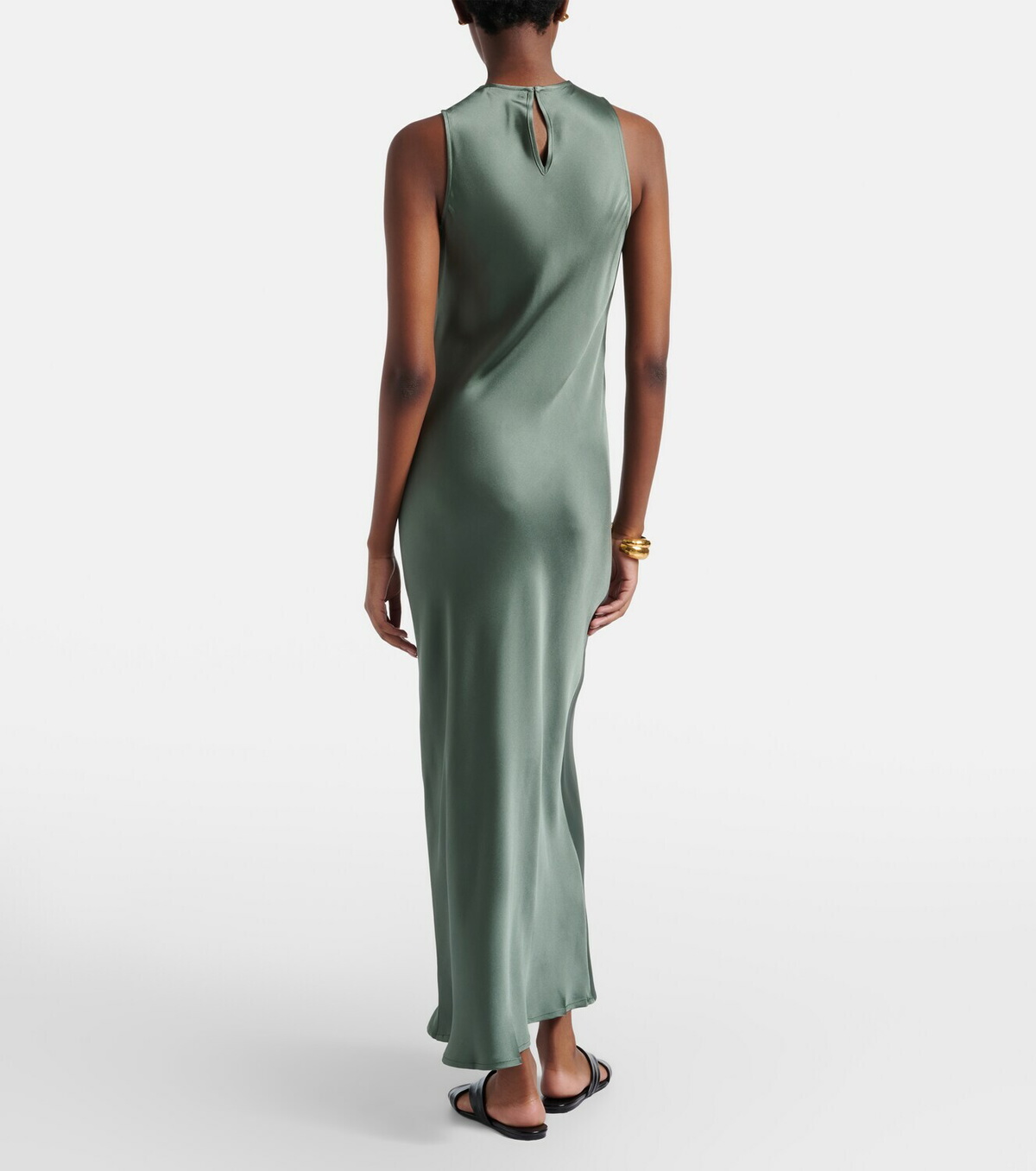 Asceno Tallin silk maxi dress