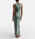 Asceno Tallin silk maxi dress