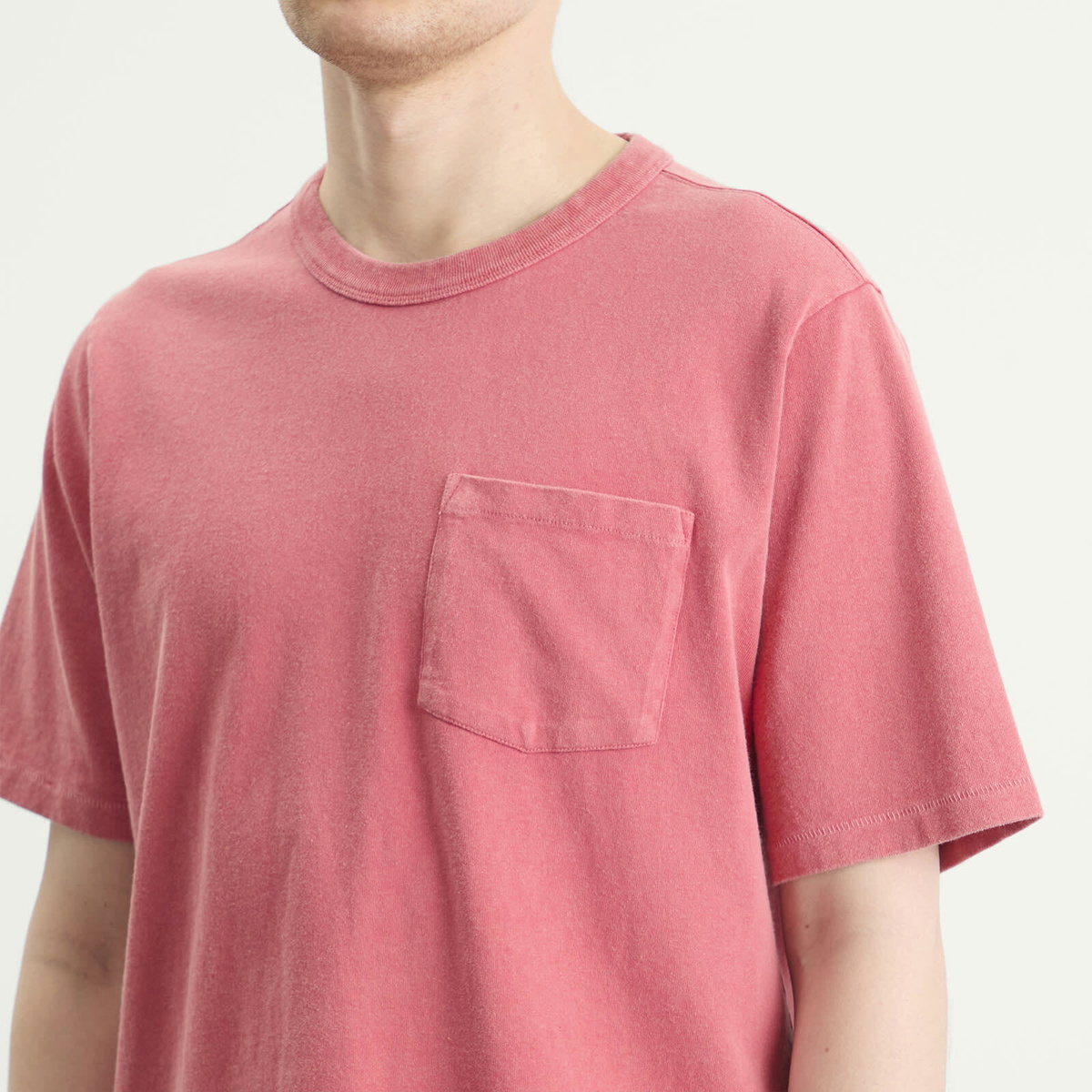 Corridor Men's Garment Dye T-Shirt in Red